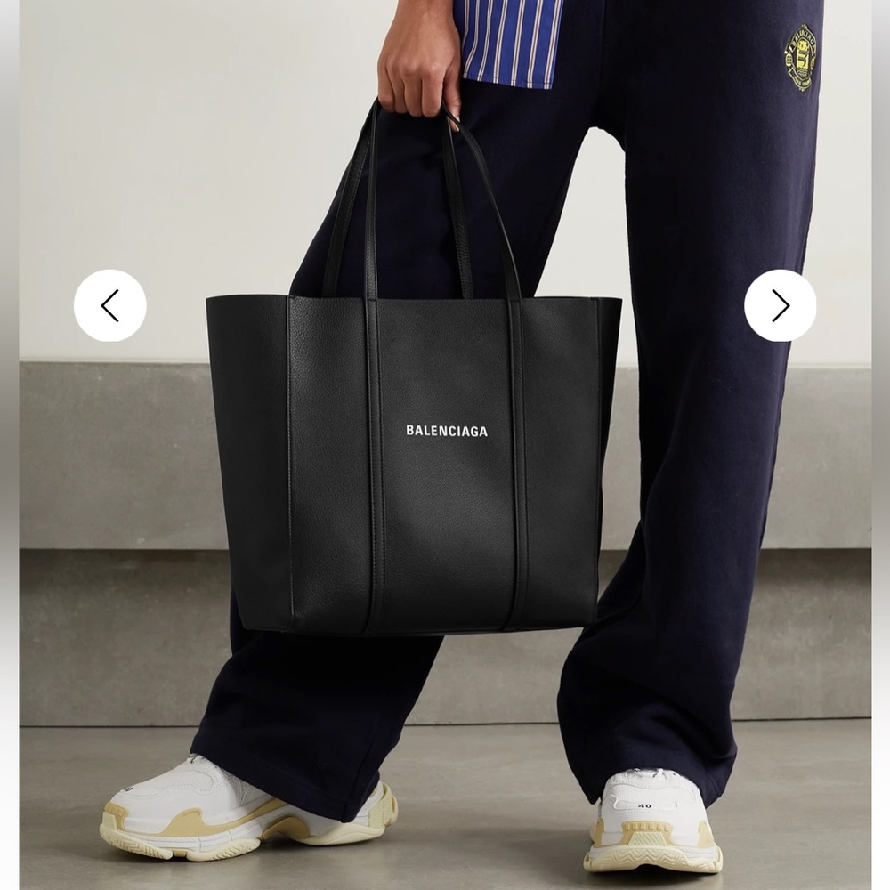 BALENCIAGA
Everyday S printed textured-leather tote
